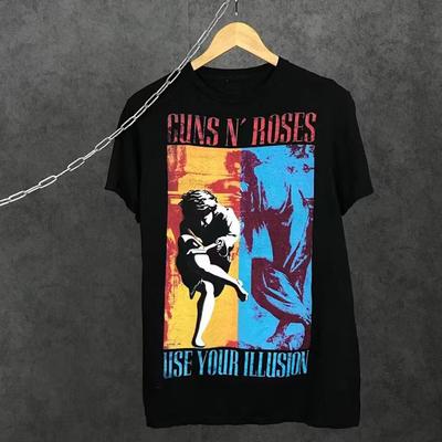Новая футболка Guns N Roses в стиле 80-х, повседневная, мужская и женская, роскошный бренд группы, топ 2026