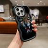 Чехлы для телефонов N96 Tiger eyes design Macaron Wavy Edge для iPhone 16 Pro Max Samsung S24 Plus S23 Ultra A35 A05s Xiaomi Redmi Note 13, противоударный чехол