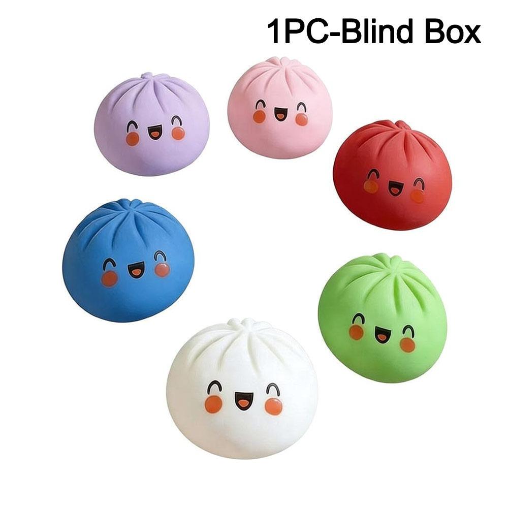 with Steamer Dumplings Blind Box Squishy Toy Stress Relief Sensory Ball  For Stress Anxiety Relief