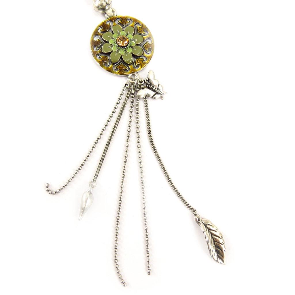 Les Trésors De Lily [E5755] - Дизайнерское длинное колье «Воспоминания о прошлом», янтарный