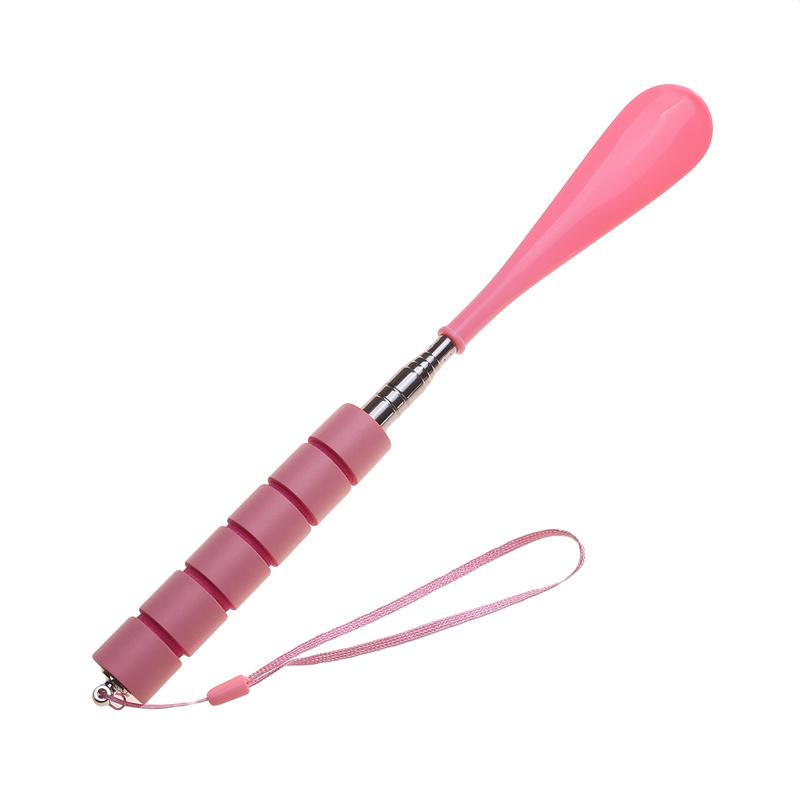 Stainless Steel Telescopic Shoe Puller Travel Adjustable Lengthened Handle Shoehorn