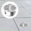 Round Flat Grate Drain Cover Strainer Washroom Kitchen Floor Filter