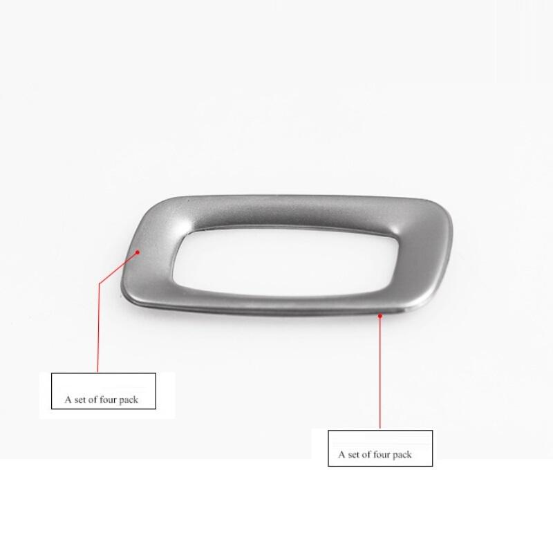 Special Car Interior keyhole panel decorative cover trim stainless steel strip key ring 3D sticker for Volvo S60 V60
