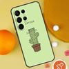 Plant Cactus Phone Case For Samsung Galaxy S25 Ultra S24 S22 S21 Ultra S9 S10 S20 Plus S23 FE Funda Cover