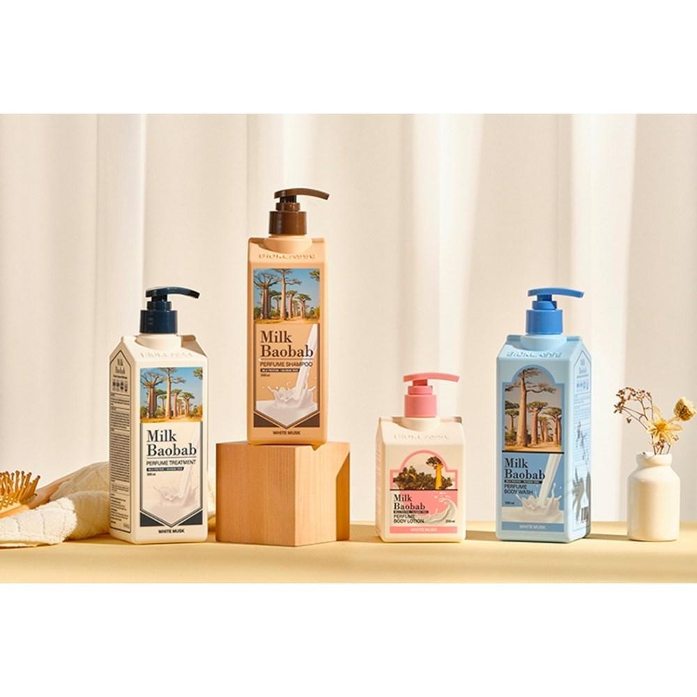 Milk Baobab Парфюм для лечения волос с ароматом белого мускуса, 500 мл, 2 шт.