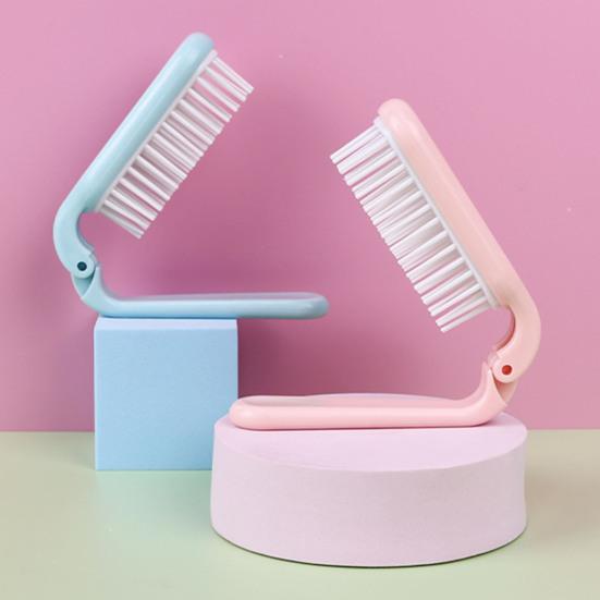 Портативная складная щетка для волос с мягкой щетиной, массаж кожи головы, портативная антистатическая мини-пластиковая расческа для волос, для детей, мужчин и женщин, инструменты для укладки волос, распутывания колтунов