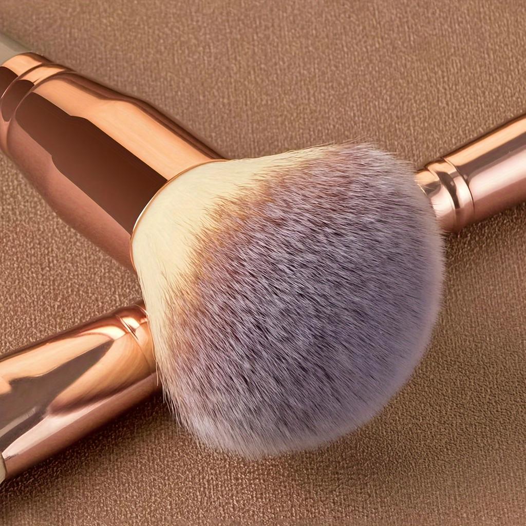 Набор из 10 кистей для макияжа, включая кисти для теней, пудры, тональной основы и губ - Профессиональные косметические инструменты