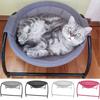 With Stand Cat Standing Bed Breathable Pet Sleeping Nest Cozy Elevated Cat Hammock  Indoor