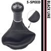 Car Manual 5 Speed Gear Shift Stick Shifter Knob Head Gaitor Boot For Volkswagen VW Golf 3 MK3 Varaint Vento Jetta 3 1992-1998