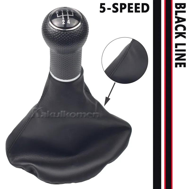 Car Manual 5 Speed Gear Shift Stick Shifter Knob Head Gaitor Boot For Volkswagen VW Golf 3 MK3 Varaint Vento Jetta 3 1992-1998