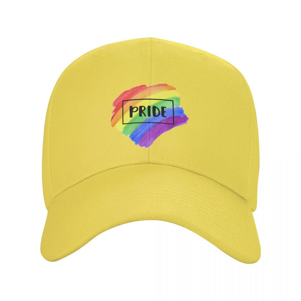 Fashion Rainbow LGBT Pride Baseball Cap Women Unisex Breathable Gay Lesbian Dad Hat Summer Hats Outdoor Snapback Caps