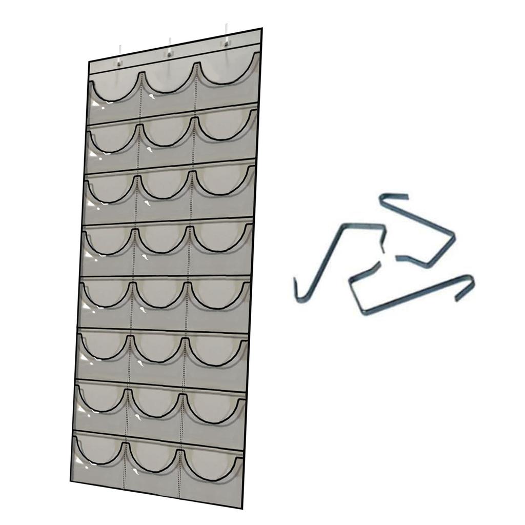 Держатель для хранения шляп-органайзер 24 прозрачных кармана защитная стойка для шляп дверной подвесной держатель вешалка стеллаж для хранения бейсболок для спальни
