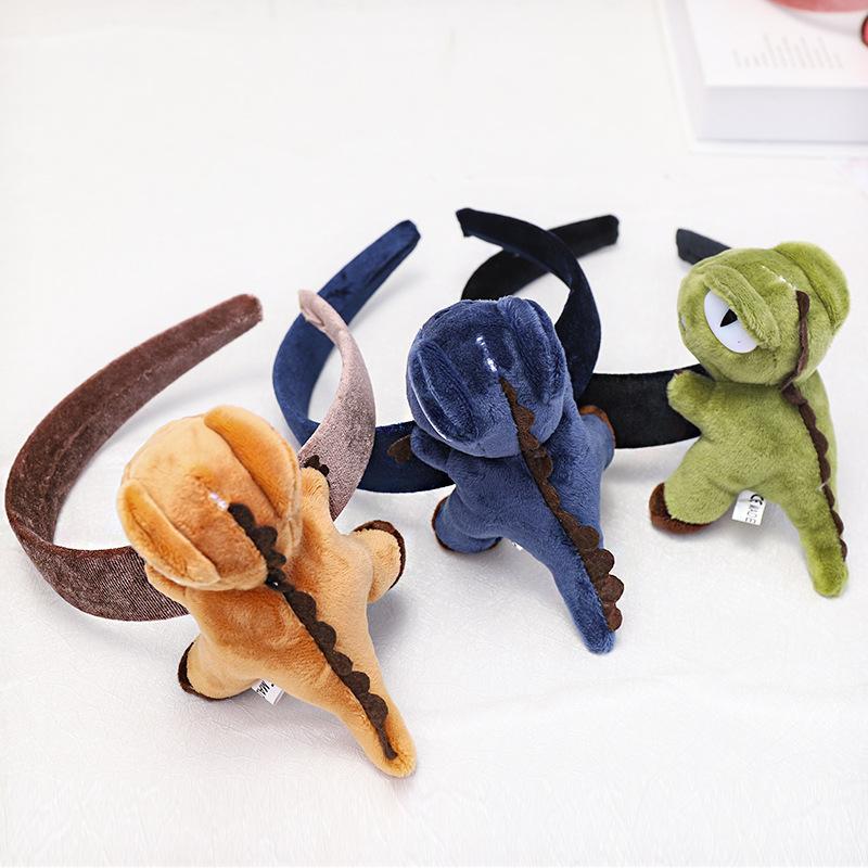 Cute Funny Cartoon Dinosaur Hairband Headband Girls Kids Hair Head Hoop Bands Accessories For Women Children Hairbands Headdress