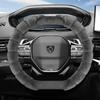 Suitable for Peugeot Plush Steering Wheel Cover Winter Cold-Proof and Warm Cover for Models L208 E-208 2008 E-2008 3008 E-3008 Partner Rifter 3