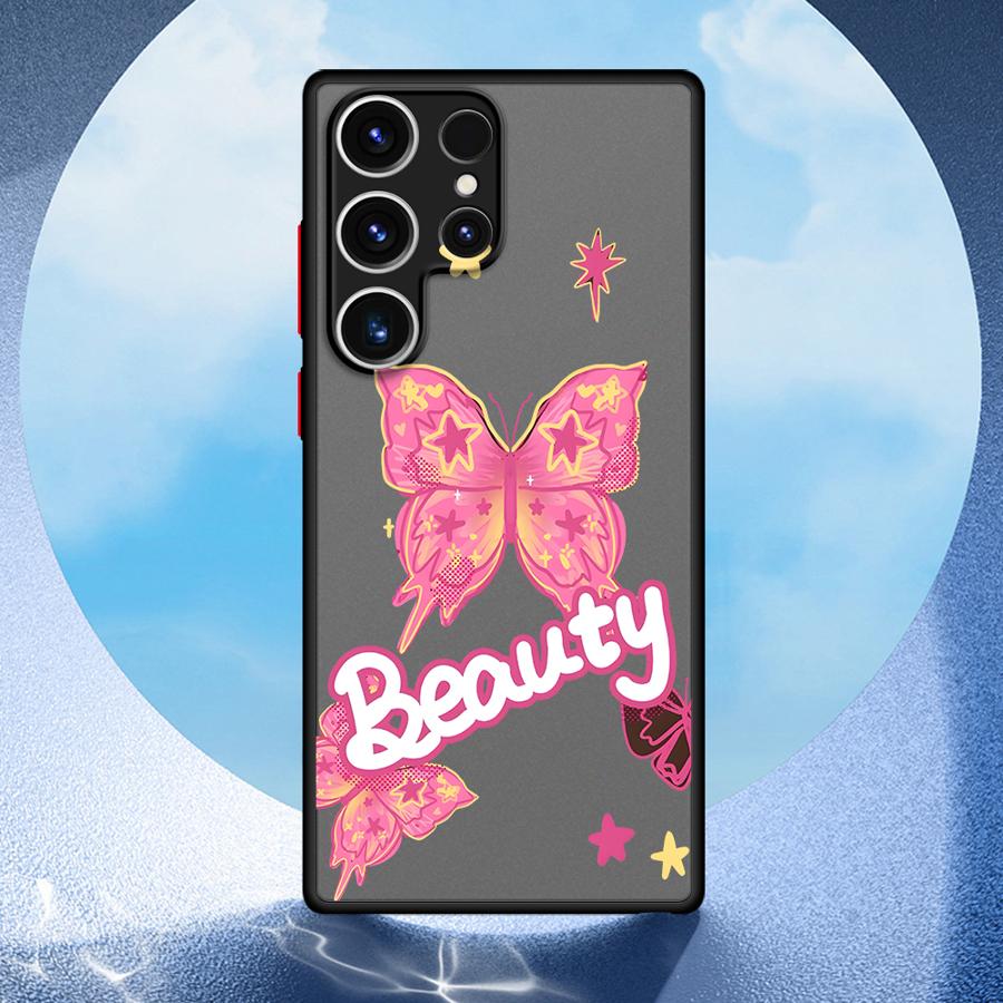 Beautiful Butterfly Art Funda Back Phone Cover Case for Samsung Galaxy S21 S25 Ultra Note 20 Ultra 10+ S22 S24 Plus S20 FE S23
