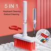 5 In 1 Electronic Cleaner Kit, Keyboard Cleaner Kit with Brush, Multifunctional Cleaning Kit for Earphone, Keyboard, Laptop, Phone, PC Monitor