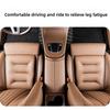 Memory Foam Leg Support Extender Universal Car Seat Cushion Suede Thick Padding Mat for Driver Comfort Auto Seat