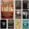 Декор с изображением группы The Eagles Винтажные металлические таблички Жестяные таблички Постер Капитана Декор для Бара Паба Клуба Мужской Берлоги Настенное Украшение