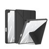 For Apple iPad Air 11'' M4 10.2 2026/iPad Pro 12.9/11 iPad Air 4 5 Case Detachable Tablet Multiple Stand Angles Clear Back Cover