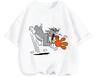 Graphic Cartoon Tom And Jerry Print T Shirt Summer Casual Fashion Youth Boys Girls Daily Outfit
