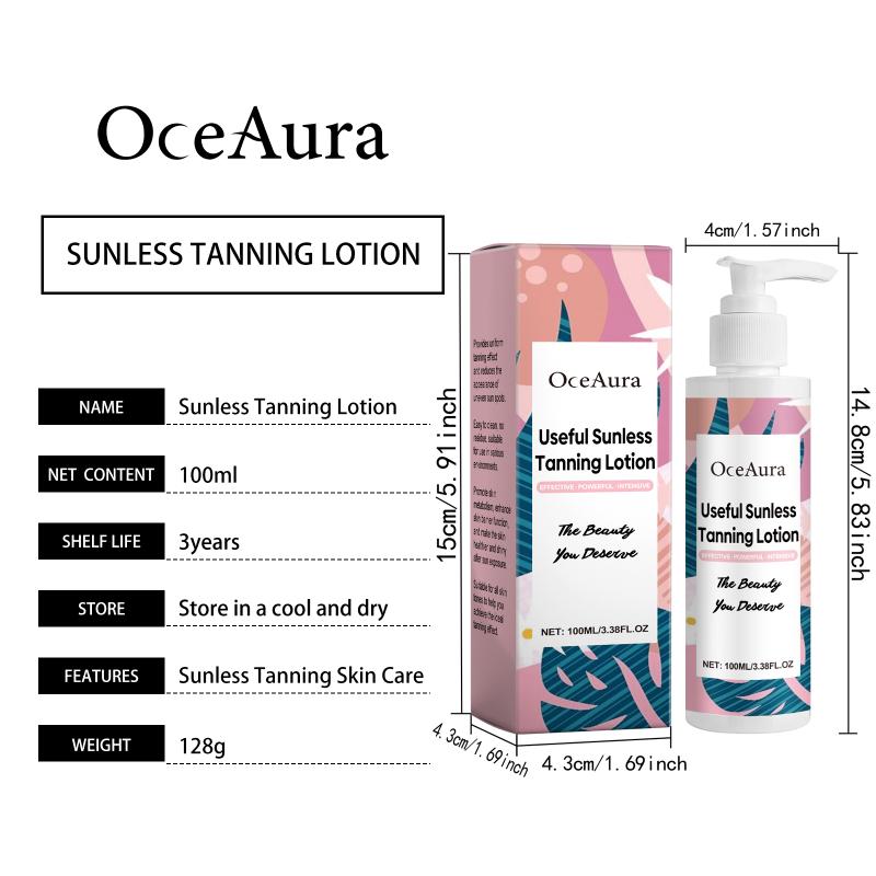 OceAura Tanning Lotion Summer Outdoor Gentle Moisturizing Refreshing Repair Gel For Wheat Tan Skin