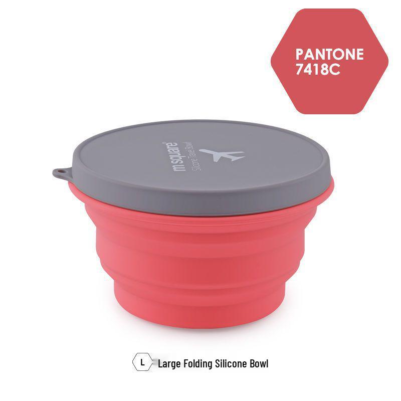 Large Capacity Outdoor Silicone Folding Kettle for Open Flame Boiling - Ideal Camping Cookware & Tableware