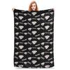 Deltarune Spamton Game Blankets Coral Fleece Plush Winter Portable Super Warm Throw Blankets for Bedding Office Quilt