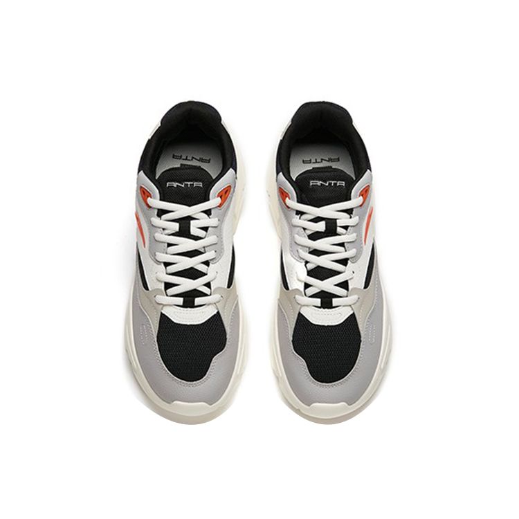 Anta Lifestyle Series Низкие повседневные туфли мужские кроссовки черные серые 112148860-4