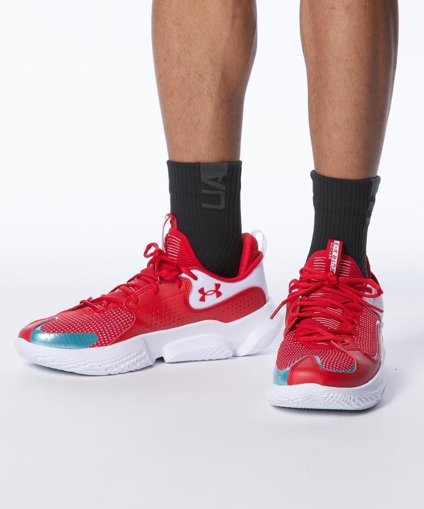 UA FLOW FUTR X 3 Красный Белый Красный [Under Armor] 25.5