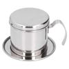 Vietnamese Coffee Filter Traditional Stainless Steel Reusable Coffee Maker Pot for Coffee Shop