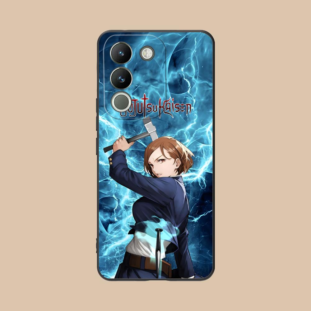 Чехол для мобильного телефона Jujutsu Kaisen Нобара для VIVO V60 V50 V40 V30 V29 V27 V25 V23 Pro Lite 5G Цветной печатный чехол для смартфона
