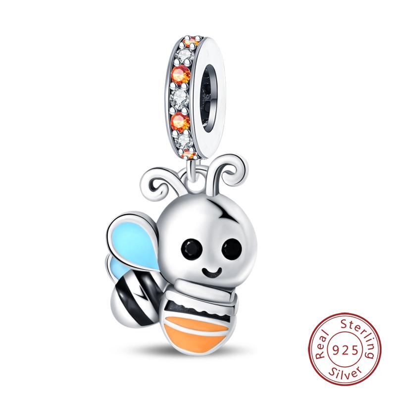 Новые 100% Медные Светящиеся в темноте Подвески-шармы с драгоценными камнями в форме сердца и бабочки, Подходят для оригинального браслета Qikaola, DIY, Ювелирные изделия на день рождения