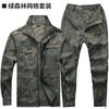 Mens Wear-resistant Cycling Jersey Set Thick Outdoor Hiking Workwear