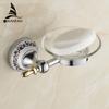 Soap Dishes With Glass Dish Chrome Finish Bath Storage Holder For Soap Wall Mount Ceramic Bathroom Accessories Hardware ST-6705