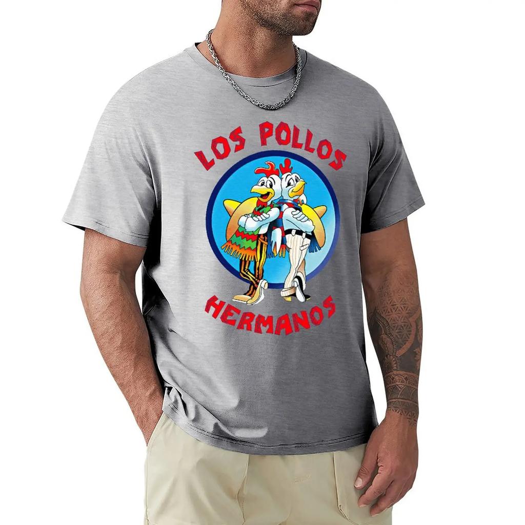 Los Pollos Hermanos Cool And Funny Short Sleeved Casual Fashion Cotton T-shirt Tee Shirts