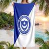 Portsmouth FC print Quick Dry Beach Towel Microfiber Absorbent Portable Travel Swimming Towel