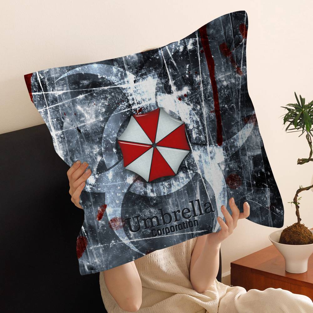 Ужасы R-Resident E-Evil Игровая Подушка Аниме Подушка Подушка для изголовья дивана Наволочка Чехол для подушки 45x45 см Мода
