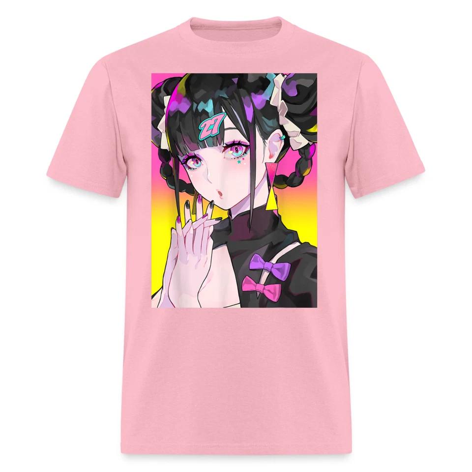 Anime Girl Waifu Japanese Aesthetic Otaku Kawaii T-Shirt 9