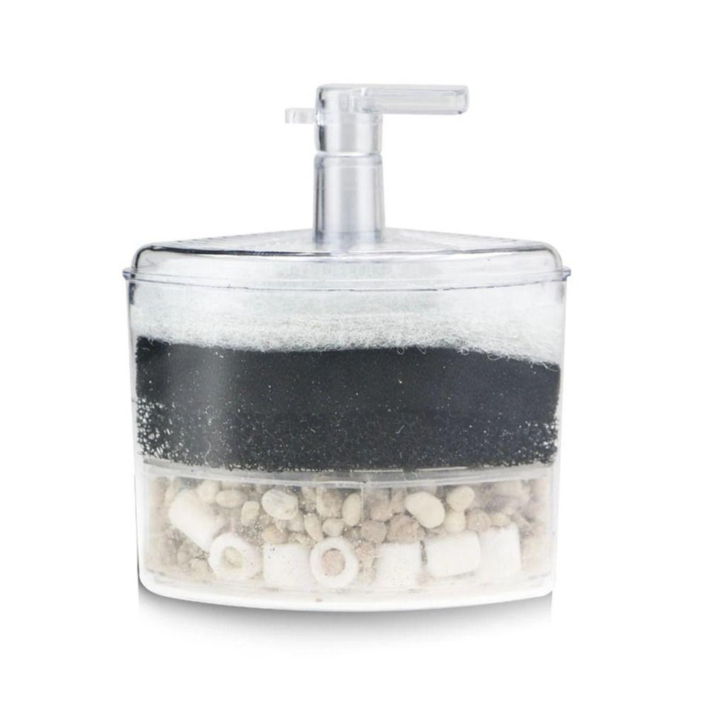 Air Driven Aquarium Bio Corner Filter Built-in Biochemical Cotton Filter Shrimp Biochemical