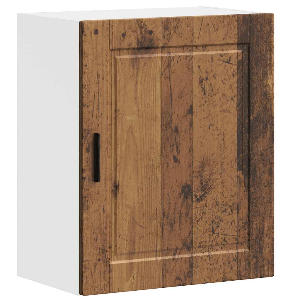 Kitchen Wall Cabinet Porto Rustic Wood Look Particleboard