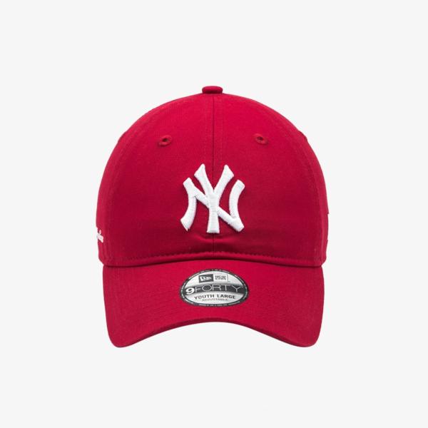 Детская базовая неструктурированная бейсболка New York Yankees Алый 14666510