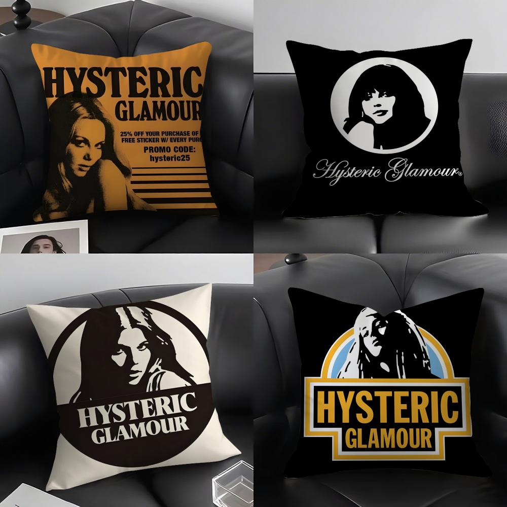 HHysteric GlamourR Brand Cushion Cover Pillowcase Ultra Soft Skin Friendly Fabric Cloud Like Comfort Concealed Zipper