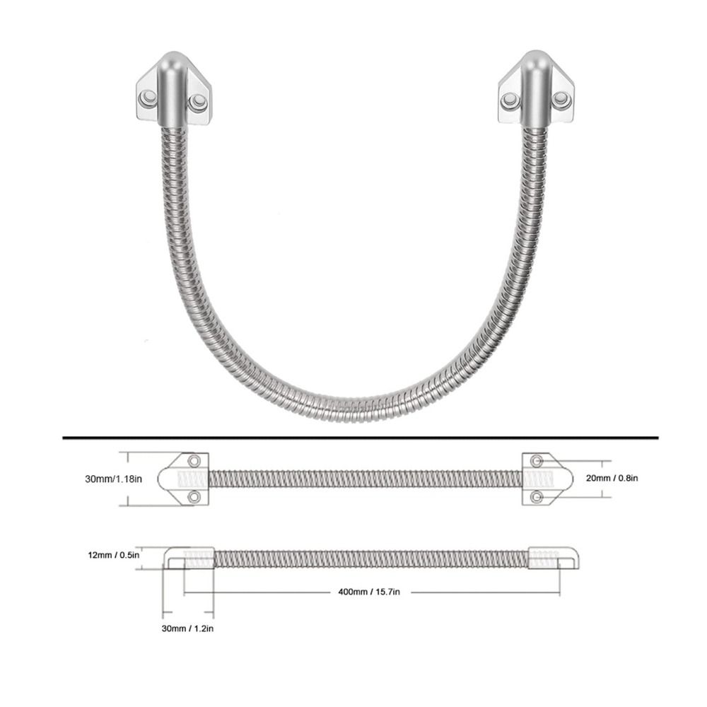 Anti-pinch Access Control Cable Stainless Steel Secure Line Defender Access Control