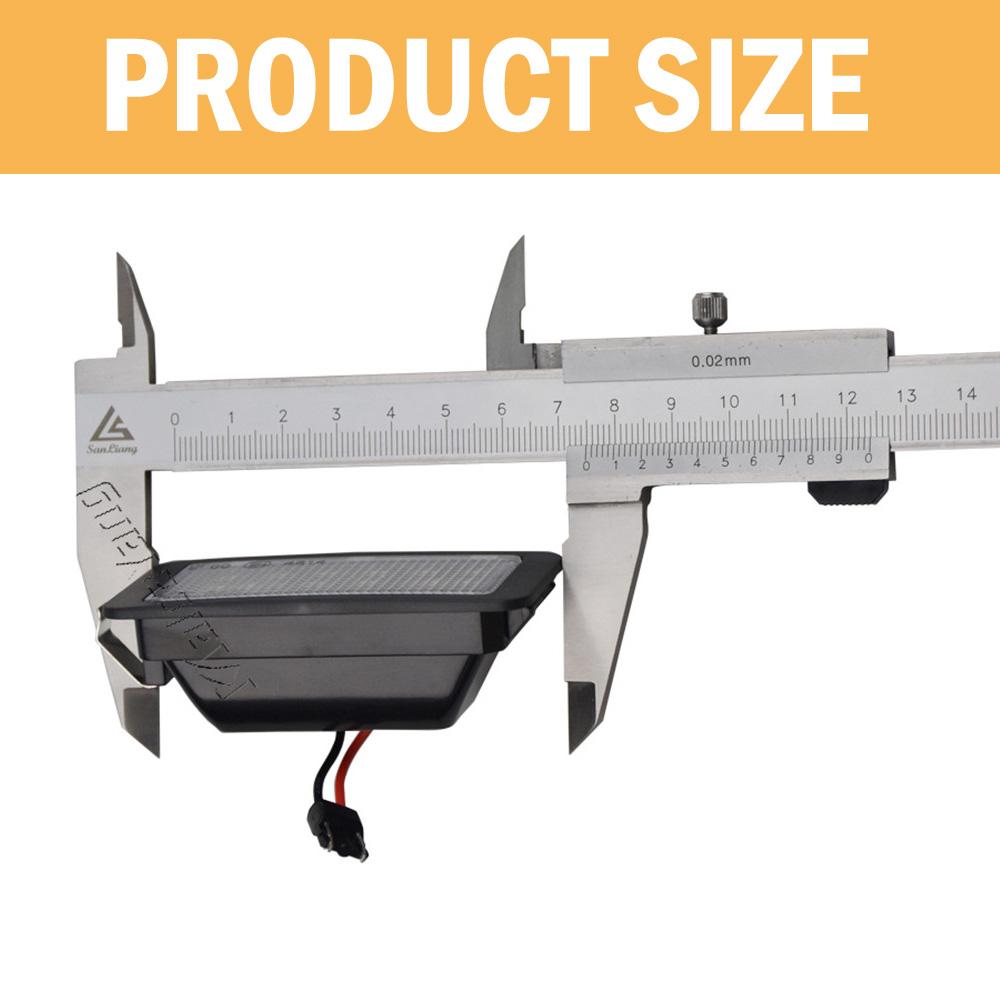 LED License Number Plate Light Canbus 1X for Volkswagen VW Up!/e-up! Skoda Citigo/E-Citigo Seat Mii/e-Mii Seat Ibiza 6J