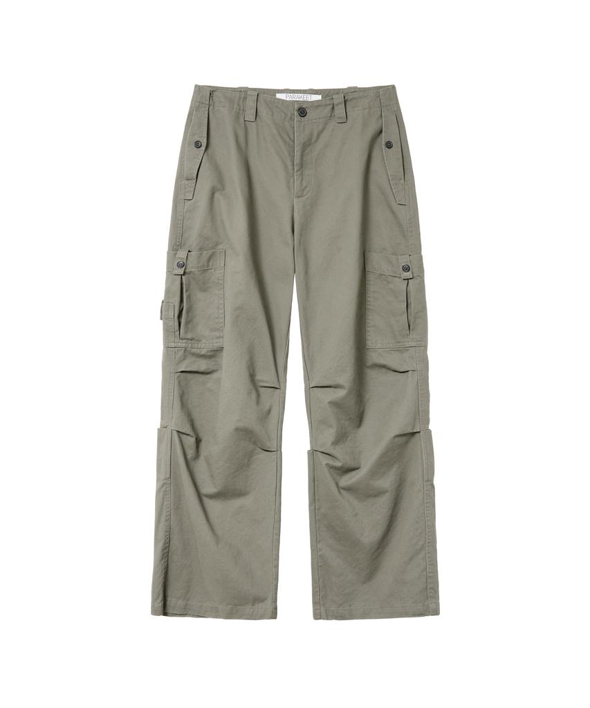 PARAKEET Vintage Washed Cotton Work Pants (Khaki)