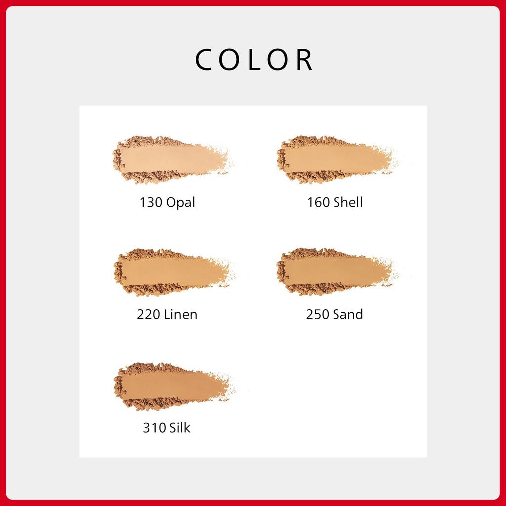 SHISEIDO Makeup Synchro Skin Custom Finish Powder Foundation 130 Opal SPF35 Foundation Powder Unscented Unalign Color Cover Transparent Makeup Permanent