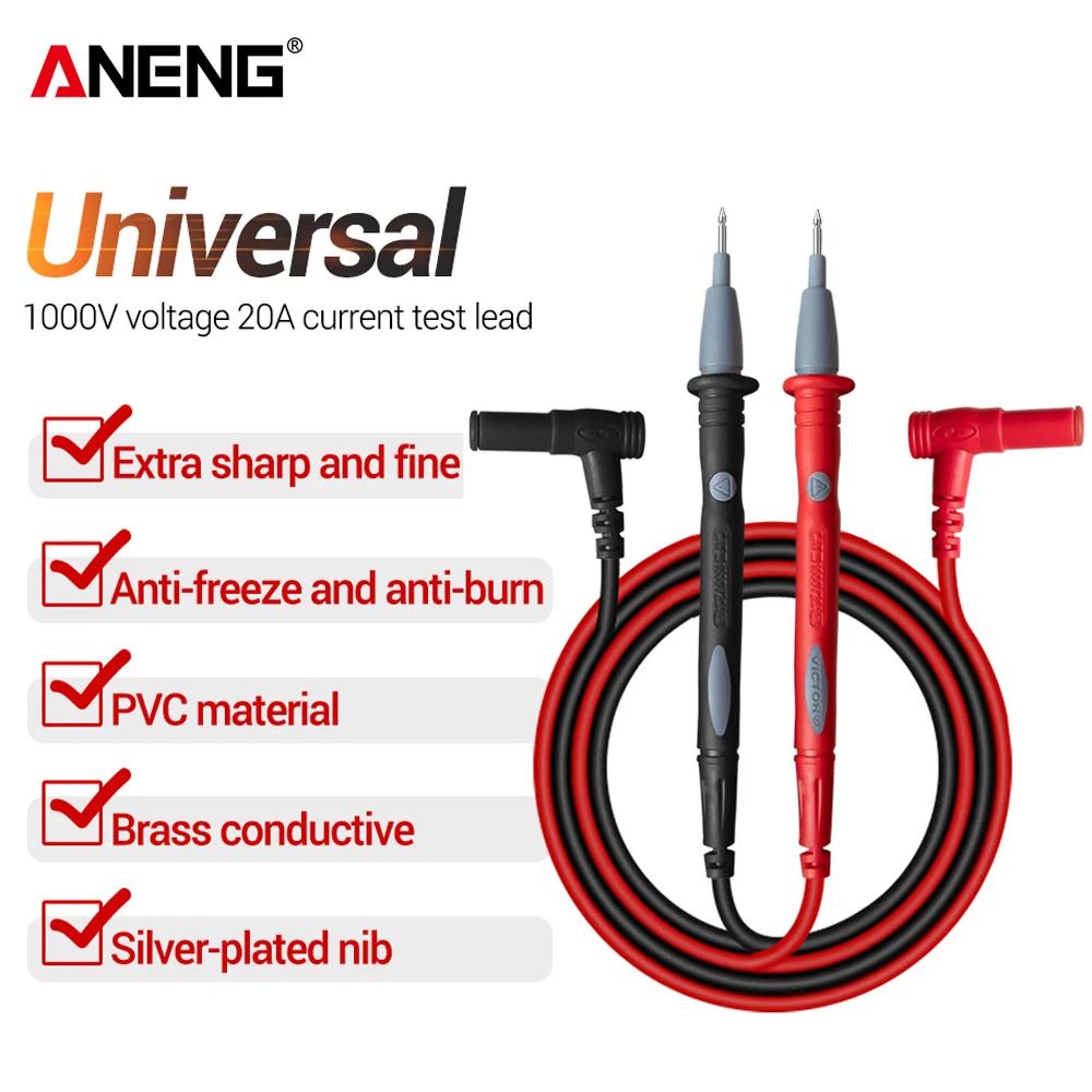 2026 ANENG PT1003 Clamp Meter Multimeter Universal Test Leads Cable Multifunctional 20A -PVC Cable -wire Needle-tip Tester Probe Wire Pen Cable Test