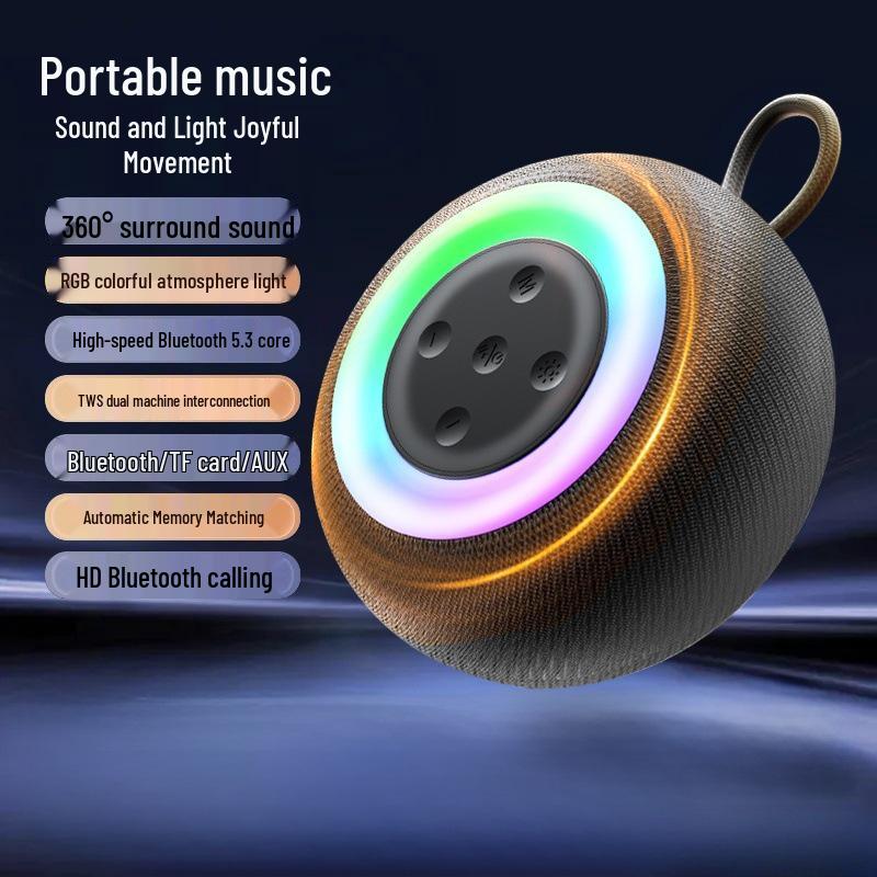 Красочный беспроводной Bluetooth-динамик G25: Мощный бас, портативный, высококачественный звук