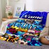 Customiz Name Personality Game Blox Fruits  Blanket Soft &Warm Sofa Office Bed Travel Lunch Break Blanket, Gift Suitable All Seasons