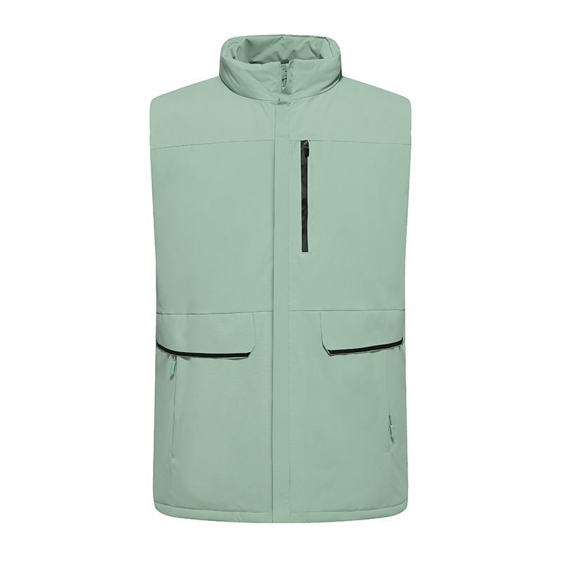 Зимняя куртка жилет мужской и женский пуховый хлопковый комбинезон без рукавов мужской